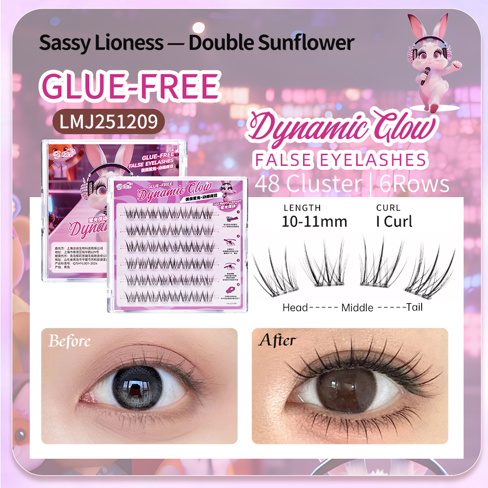 Eyelash Extension For Big Eyes - Yelix Big Eye Cute Rabbit-Style DIY
