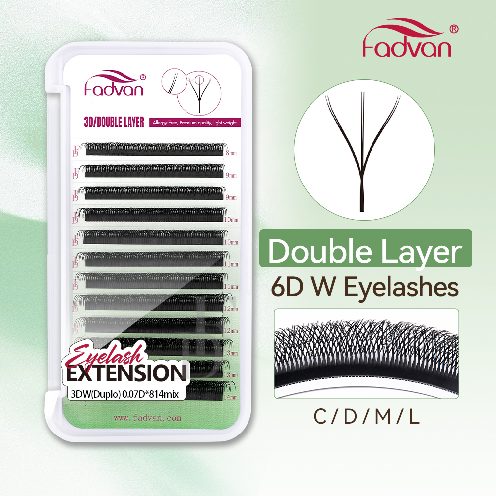 Eyelash Extension Fan - FADVAN 6D-W shaped eyelash extension (3D