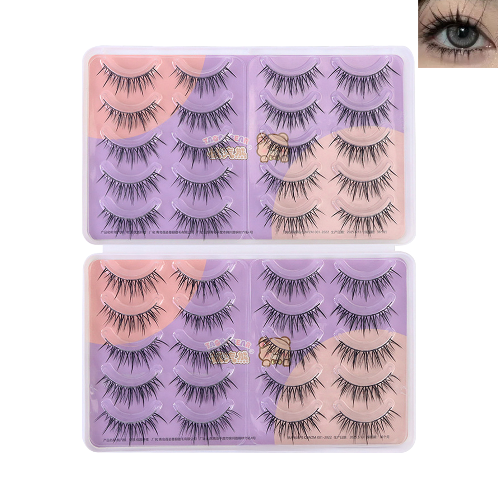 3D Manga Lash strips Dramatic  - Eyelash Extension Korean Style avis et prix