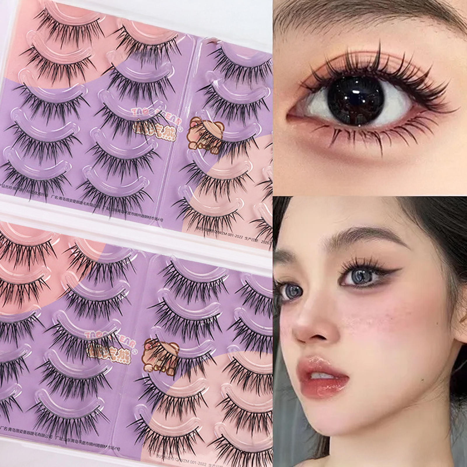 3D Manga Lash strips Dramatic  - Eyelash Extension Korean Style avis et prix
