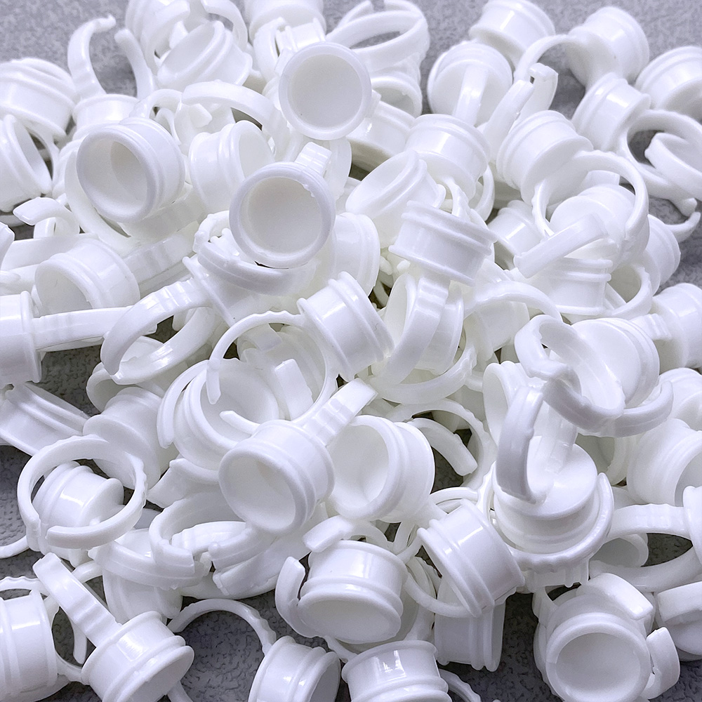 100Pcs Disposable Glue Ring Cu - Eyelash Extension Fan avis et prix