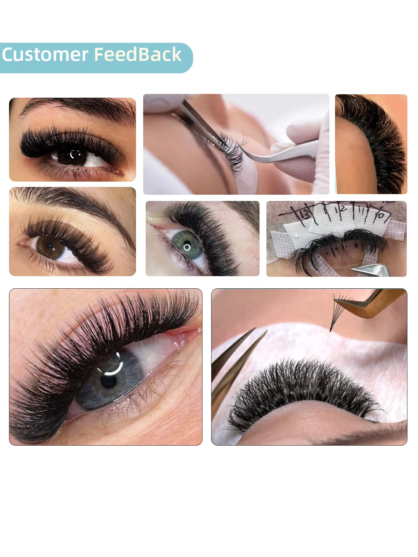 6D 8D 10D LC lashPre-made Volu - Eyelash Extension Fan avis et prix