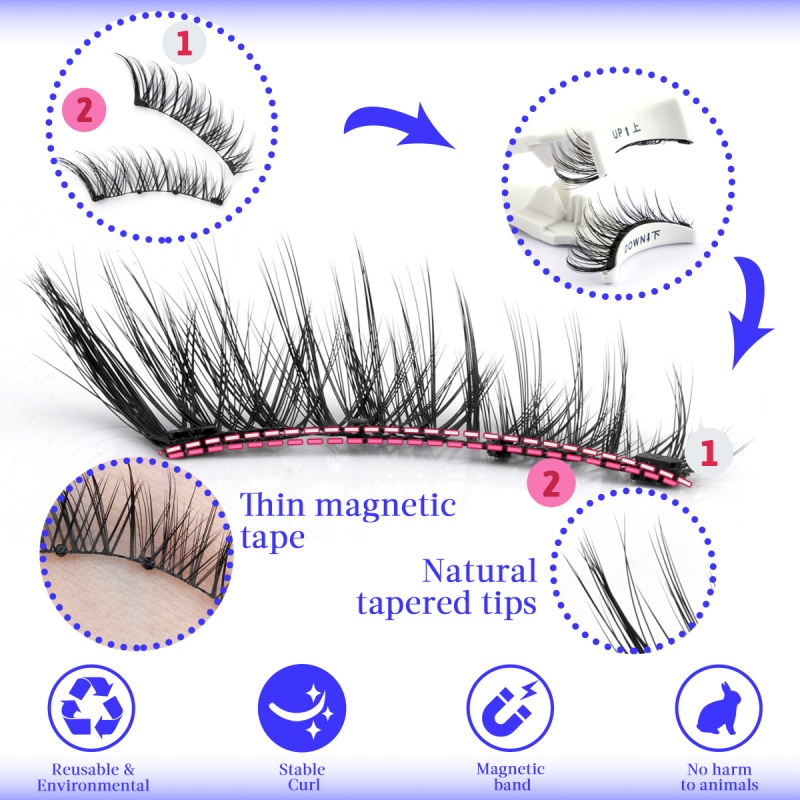 Magnetic Eyelash 1 Pair Natura - Faux Mink Lash avis et prix