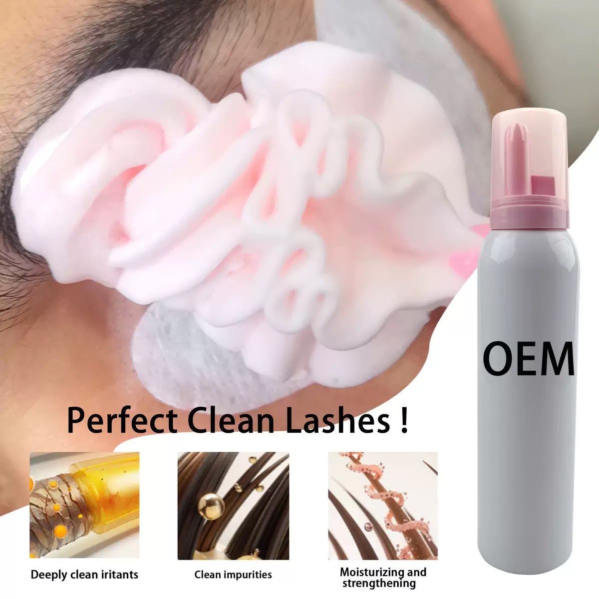 Customized  Whipped Lash Shamp - Eyelash Extension Logo avis et prix