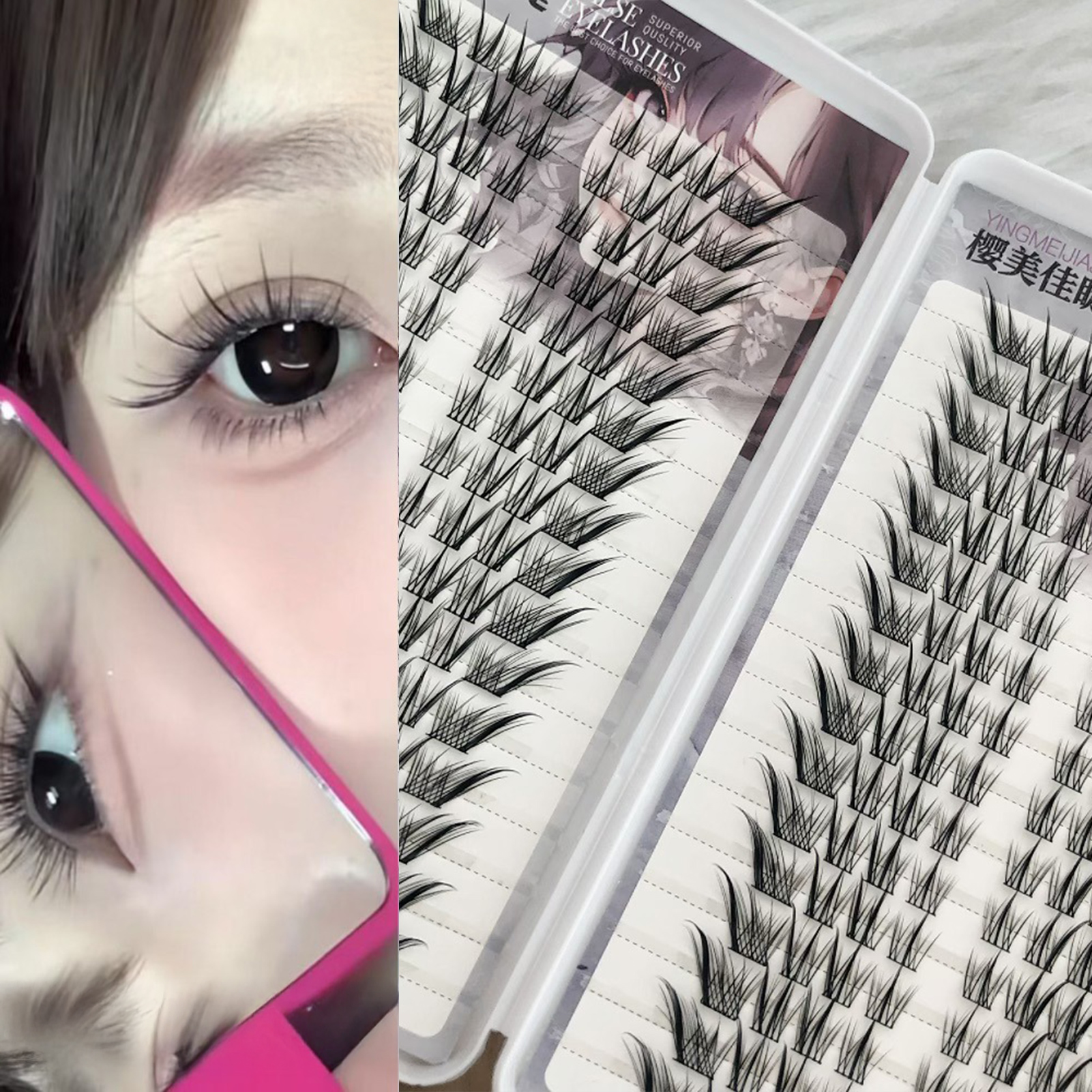 Charming Foxes Eye Lashes Clus - Eyelash Extension In Chinese avis et prix