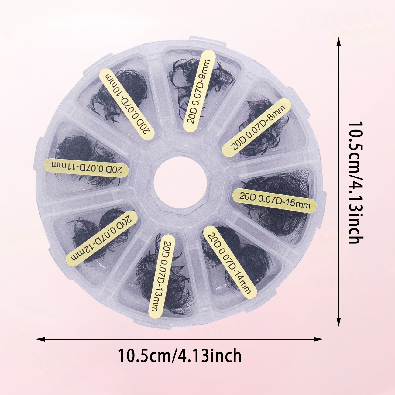 New Private Label 10D 15D 20D  - Eyelash Extension Logo avis et prix