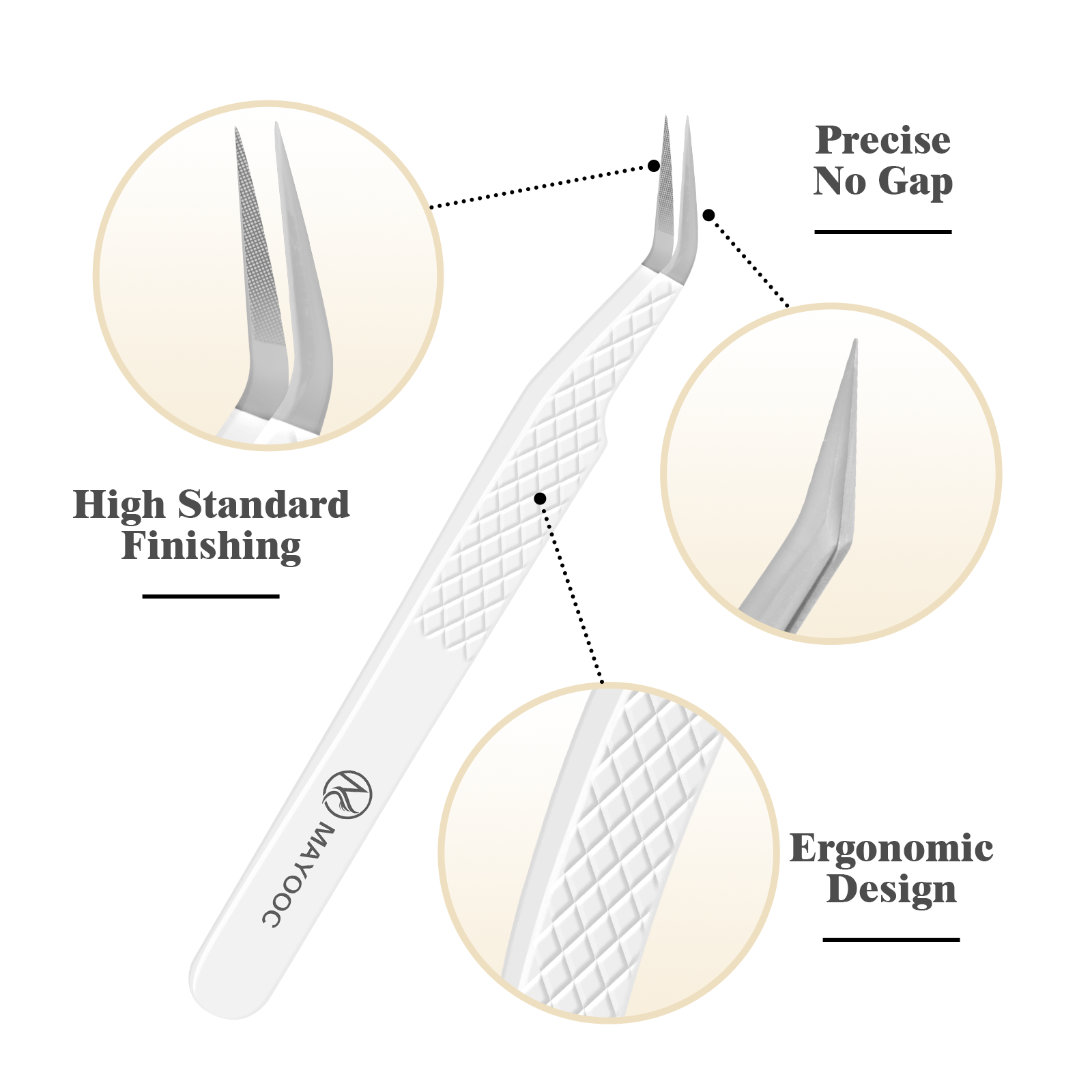 Eyelash Extensions Tweezers  W - Eyelash Extension Logo avis et prix