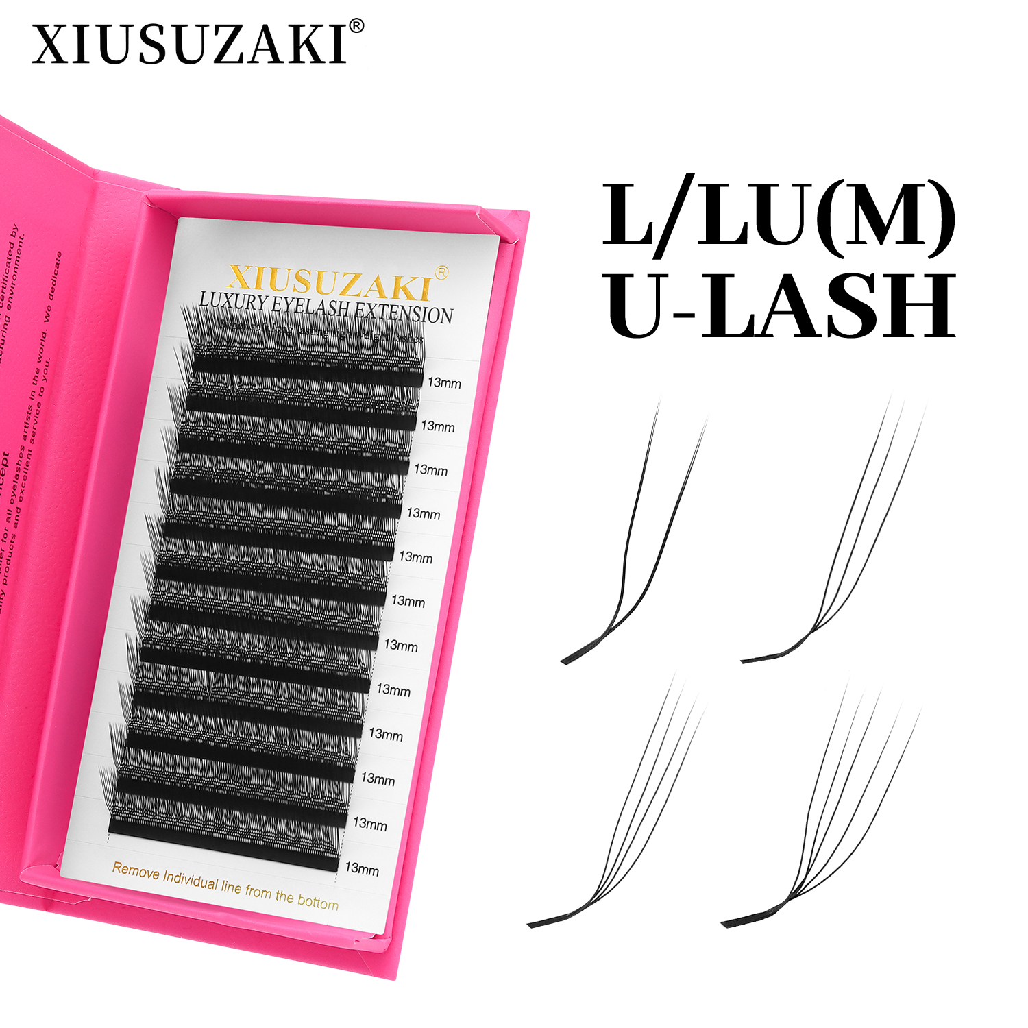 XIUSUZAKI L/LU/M Curl U/W Lash - Eyelash Extension Fan avis et prix
