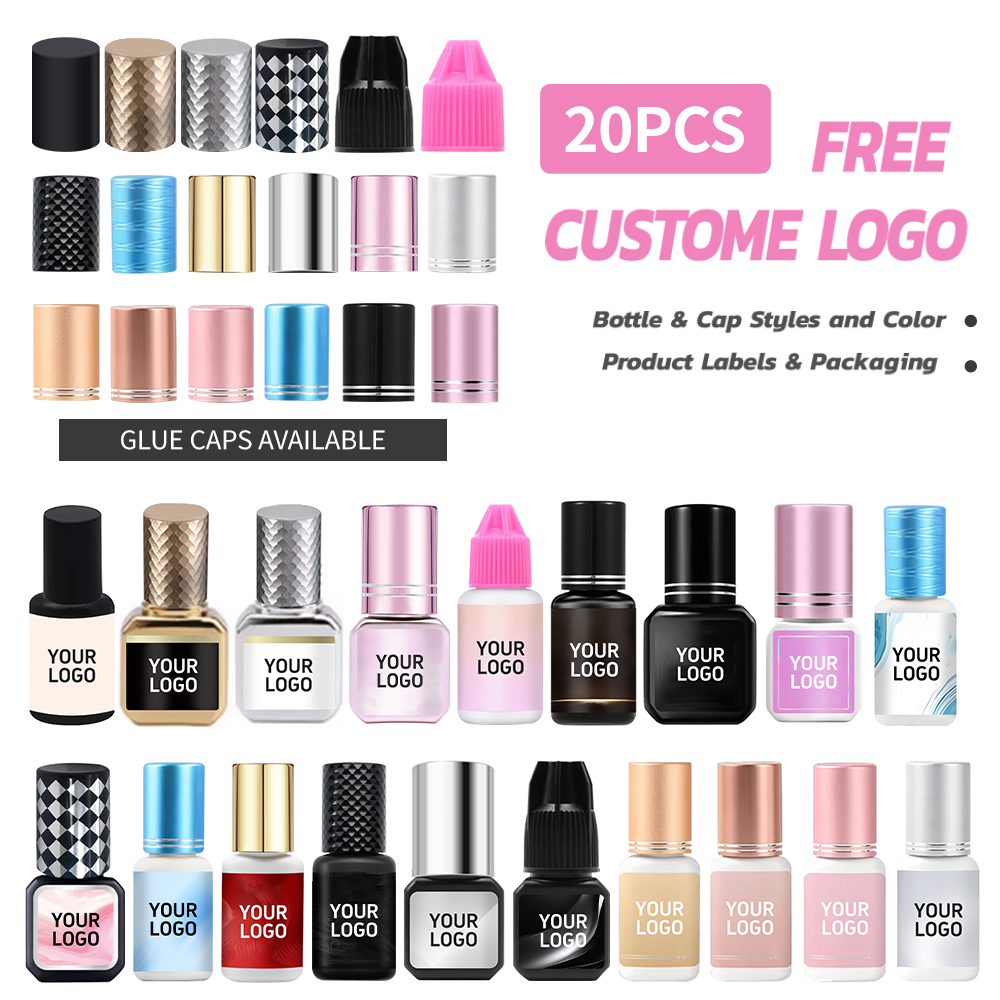 20PCS Custom Logo 0.1-2 Sec In - Eyelash Extension Logo avis et prix