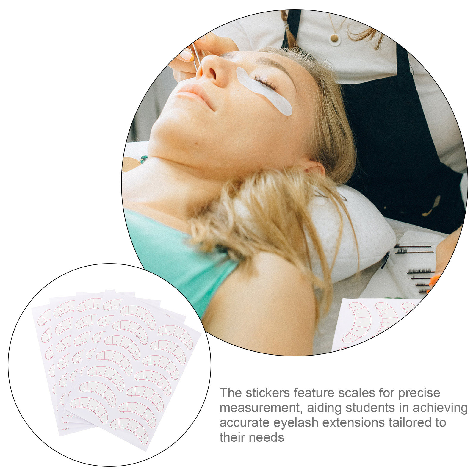10 Sheets Eyelash Pad Under Ey - Lash Mapping Sticker avis et prix