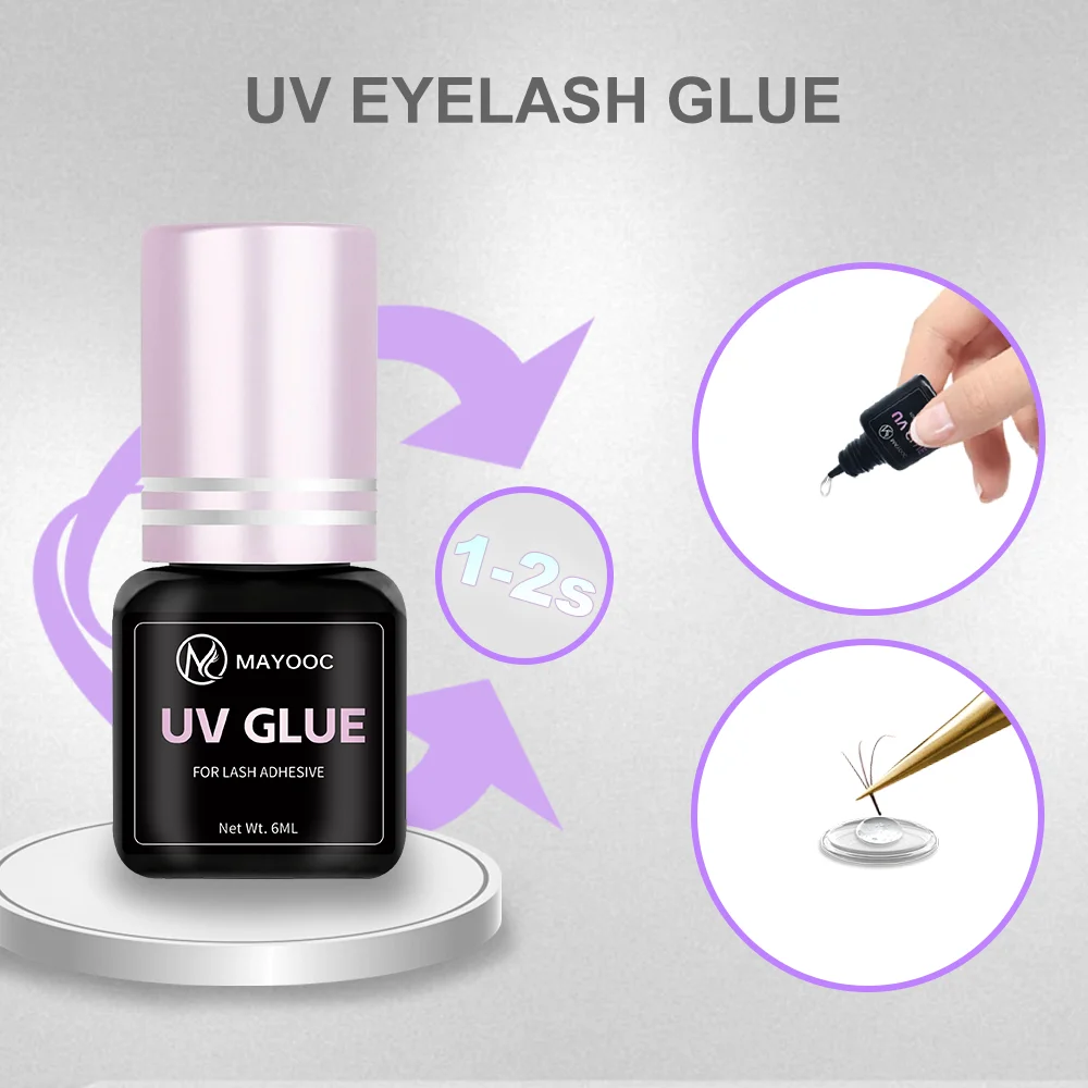 MAYOOC Fast Drying 0.1S UV Eye - Eyelash Extension Logo avis et prix