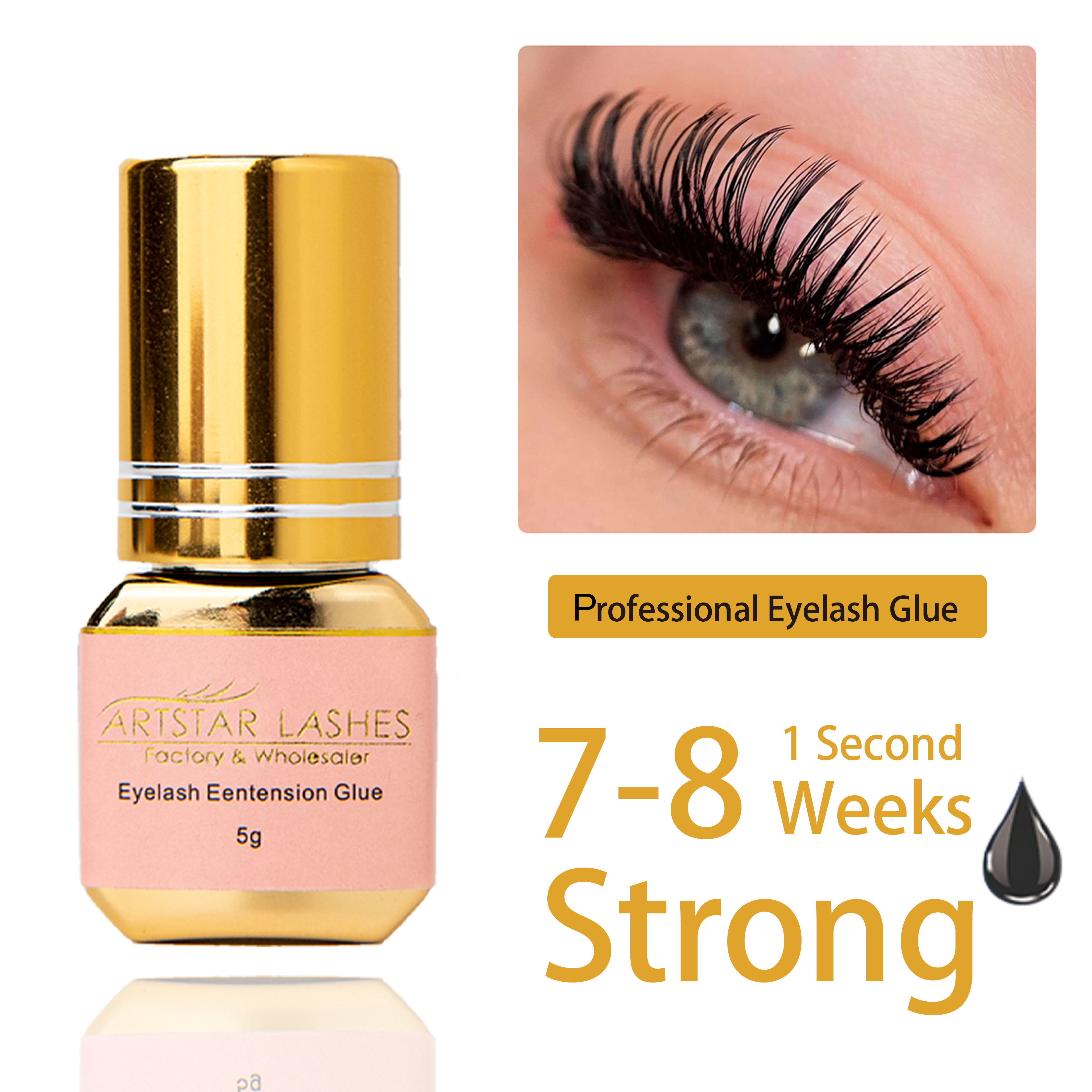 ARTSTAR 5ml Eyelash Glue Exten - Sensitive Lash Glue avis et prix
