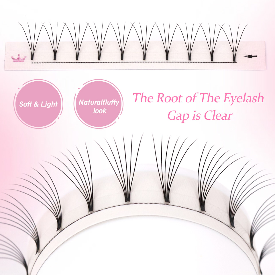 AGUUD Soft Natural Premade Vol - Eyelash Extension Fan avis et prix