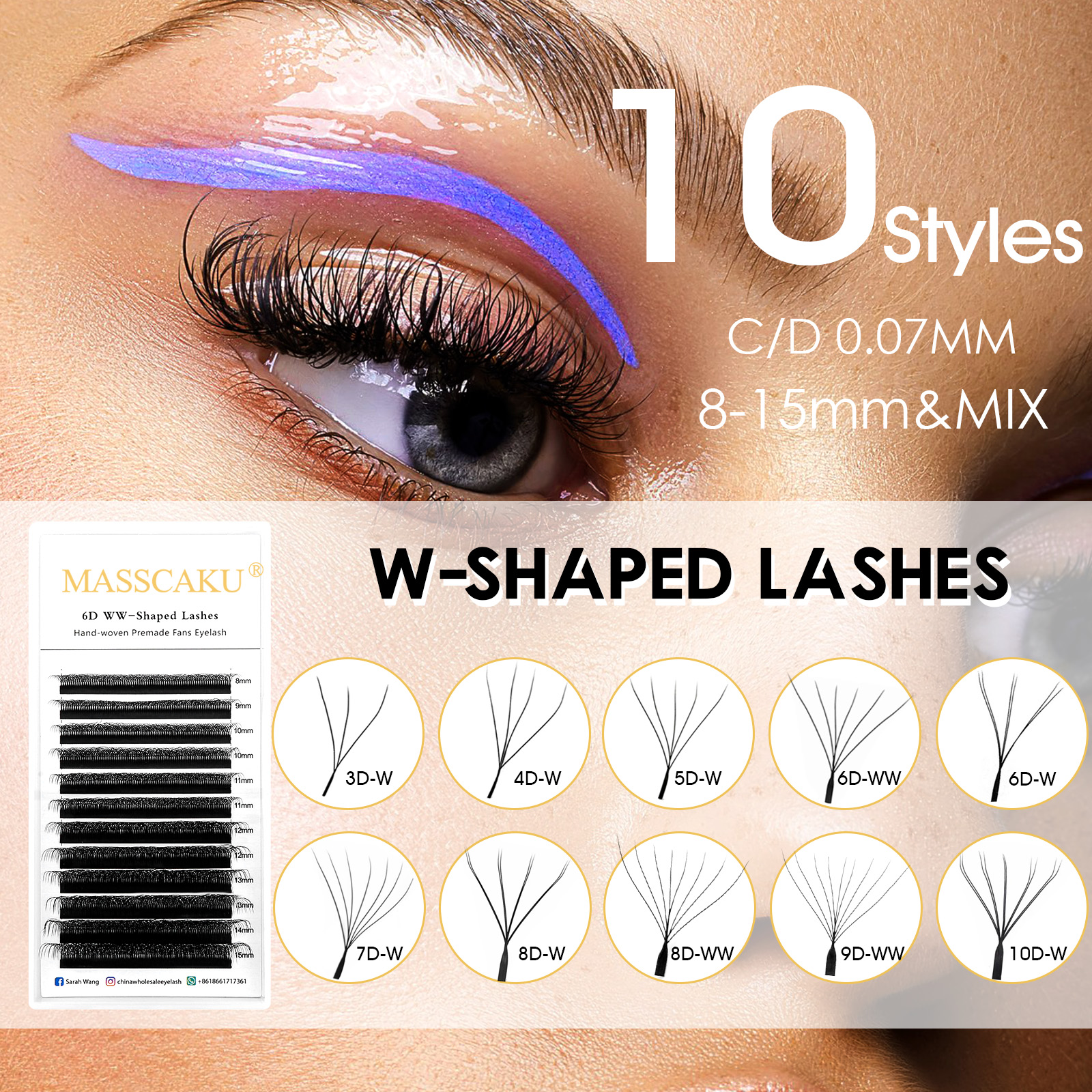 Private Label Masscaku W Style - Eyelash Extension Logo avis et prix
