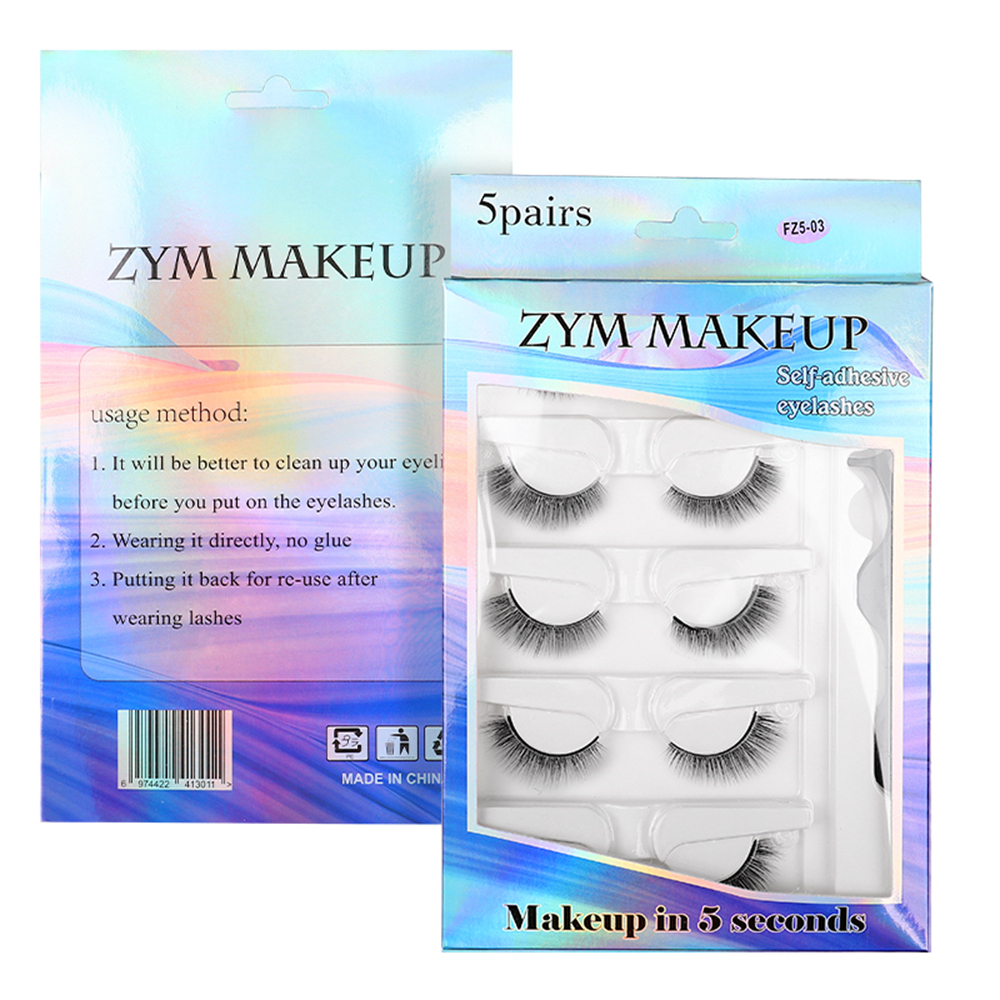 5 pairs of glue-free with mult - Sensitive Lash Glue avis et prix