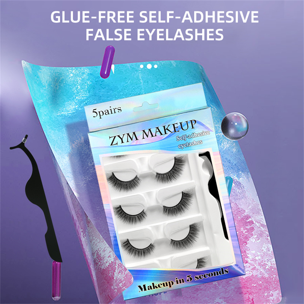 5 pairs of glue-free with mult - Sensitive Lash Glue avis et prix