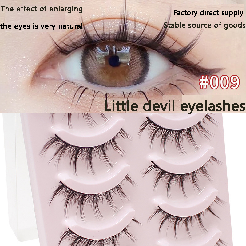 Lashes 5 Pairs Faux Lashes Chi - Eyelash Extension In Chinese avis et prix