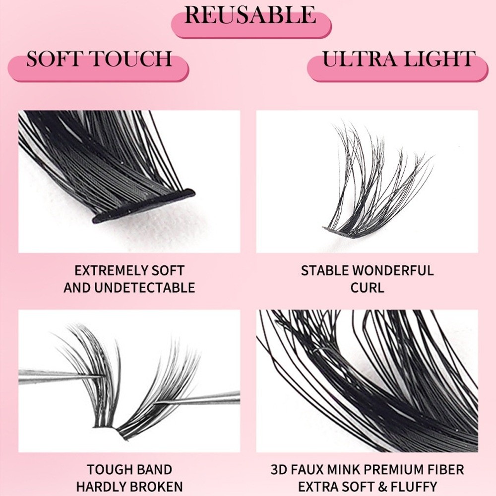 8-18mm Length False Eyelashes  - Faux Mink Lash avis et prix