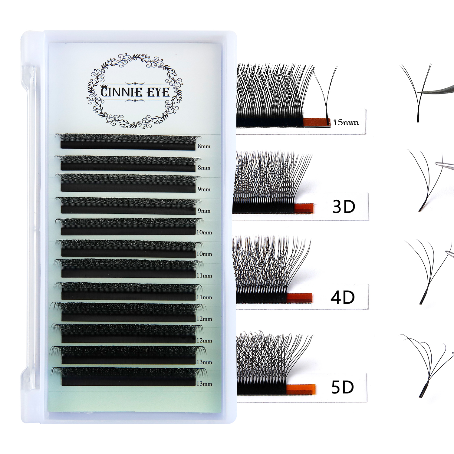 6DW Lash Extensions 5DW Premad - Eyelash Extension Logo avis et prix