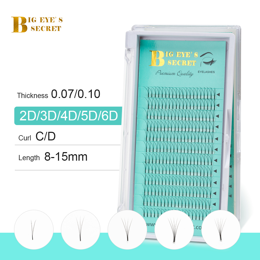 BES 2D 3D 4D 5D 6D Fans Volume - Eyelash Extension For Big Eyes avis et prix
