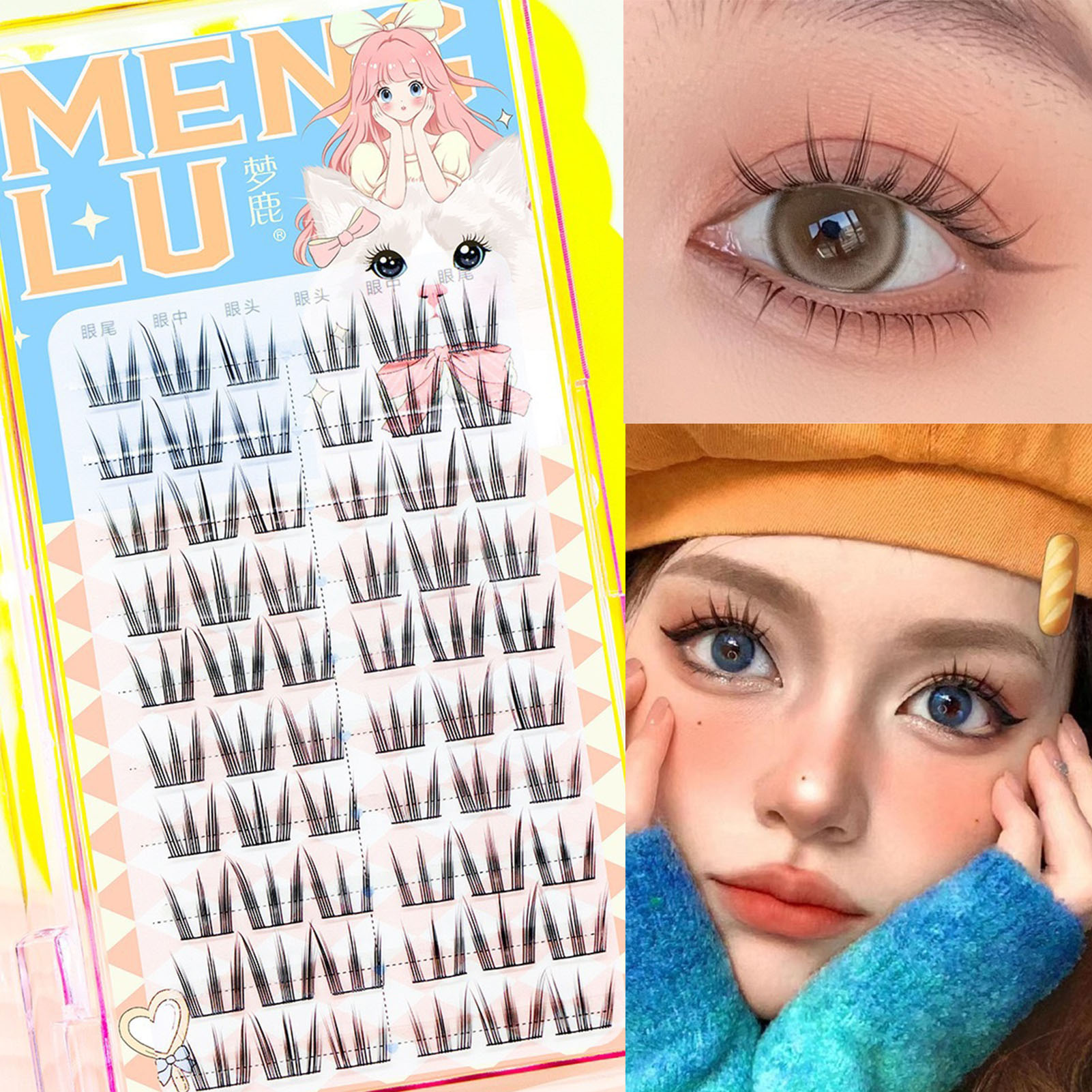 10 Rows Sunflower False Eyelas - Eyelash Extension In Chinese avis et prix