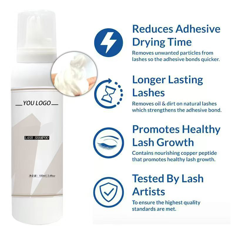 Custom Whipped Lash Cream Sham - Eyelash Extension Logo avis et prix