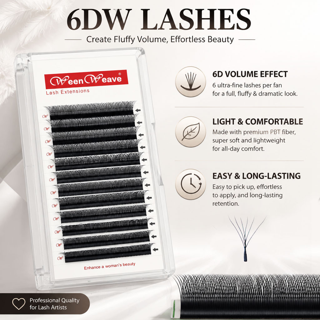WeenWeave 6D W Style Eyelash E - Eyelash Extension Logo avis et prix