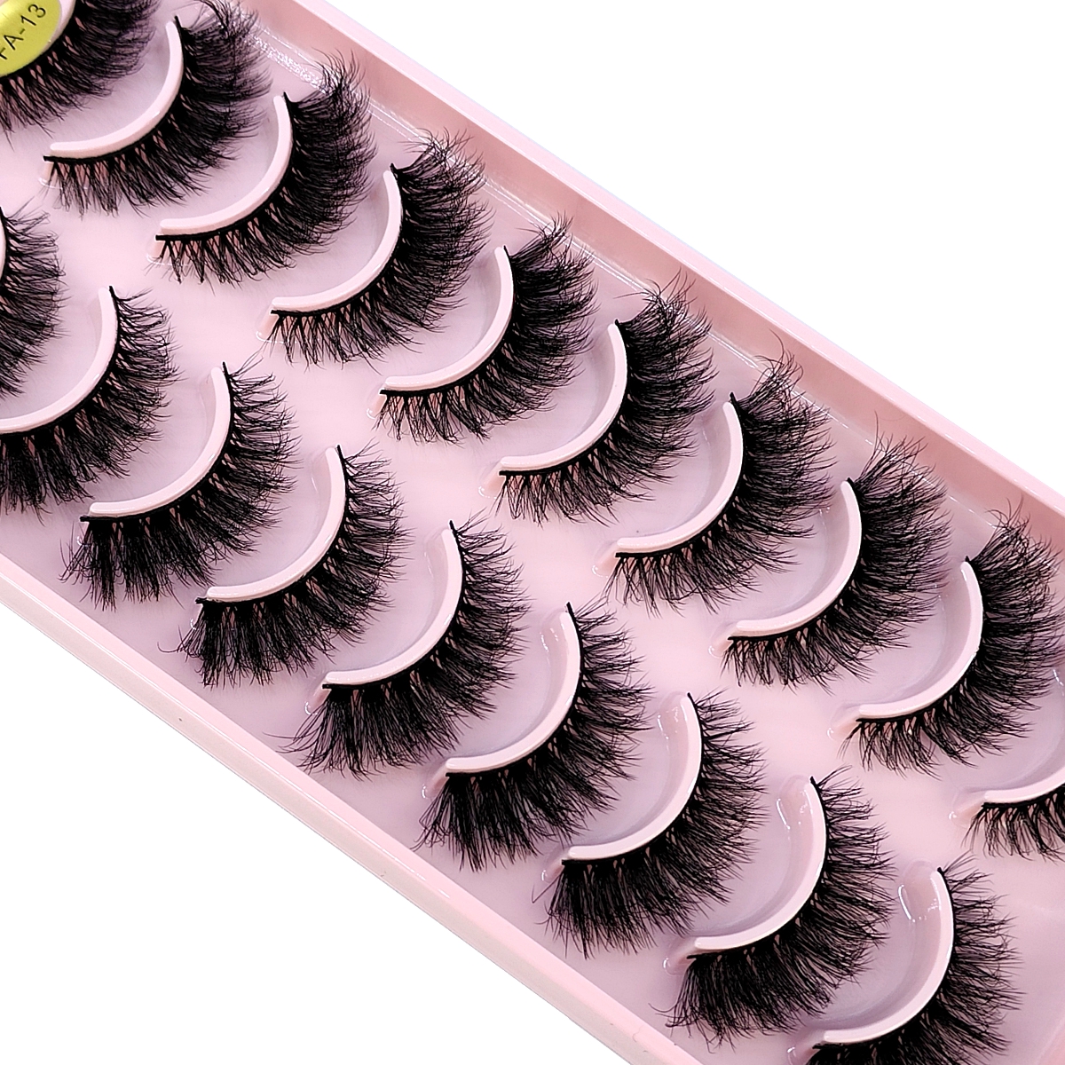 HBZGTLAD 10Pairs 3D Faux Mink  - Eyelash Extension For Big Eyes avis et prix
