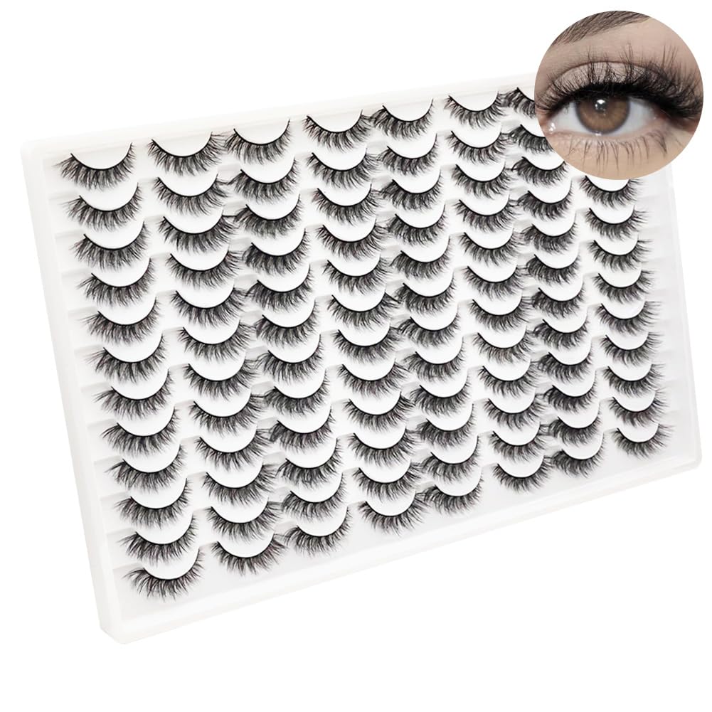 48 Pairs Faux Mink Strip Lashe - Faux Mink Lash avis et prix