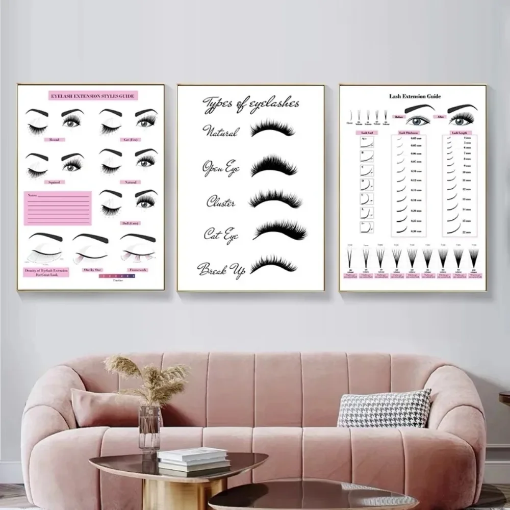 Canvas Painting HD Print Wall  - Eyelash Extension Salon avis et prix