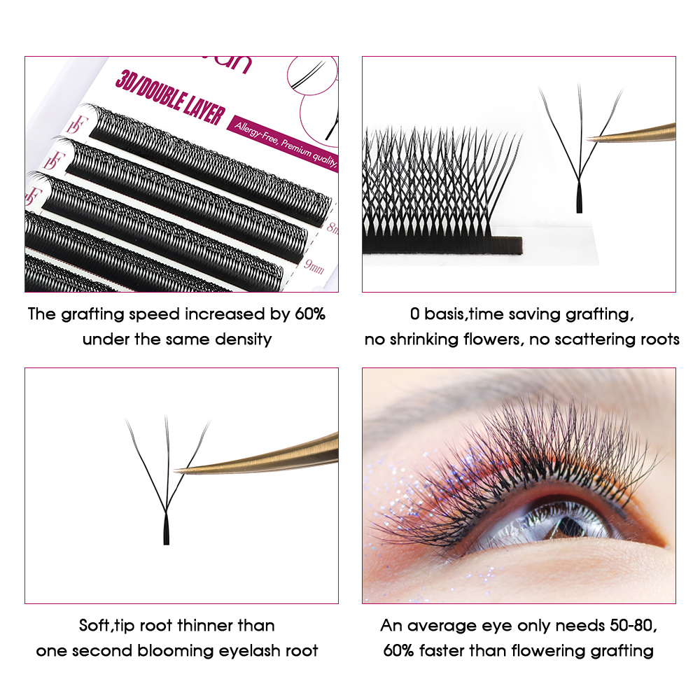 FADVAN 6D-W shaped eyelash ext - Eyelash Extension Fan avis et prix