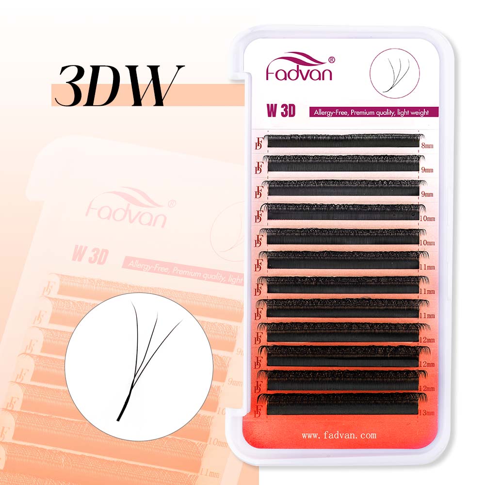 FADVAN 3D Lashes W Shaped Eyel - Eyelash Extension Fan avis et prix