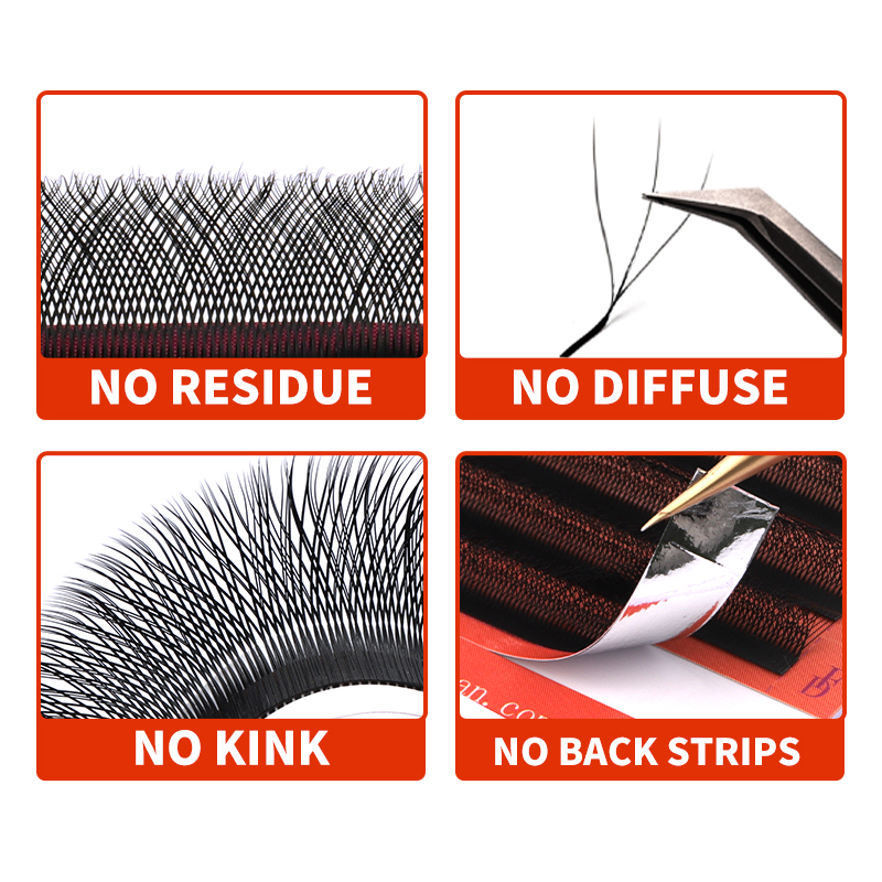 FADVAN 3D Lashes W Shaped Eyel - Eyelash Extension Fan avis et prix