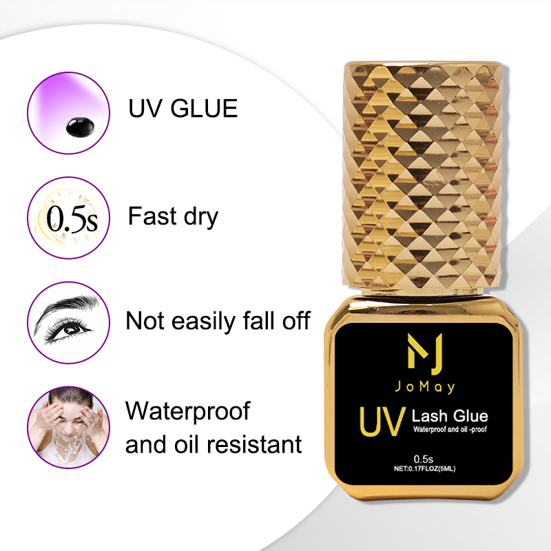 JOMAY Black UV Lash Glue 0.5S  - Sensitive Lash Glue avis et prix