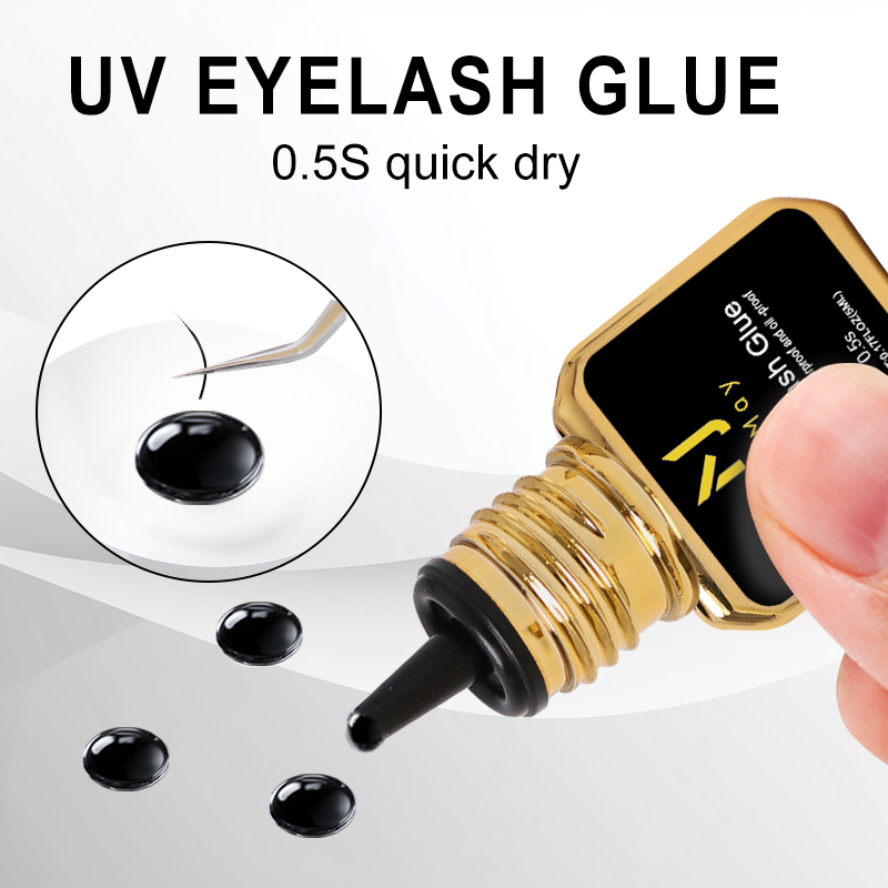 JOMAY Black UV Lash Glue 0.5S  - Sensitive Lash Glue avis et prix