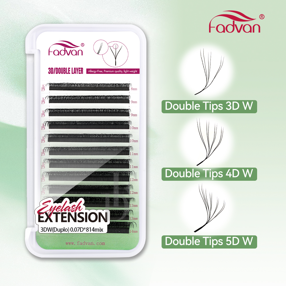 FADVAN W Shape Double Layer Ey - Eyelash Extension Fan avis et prix