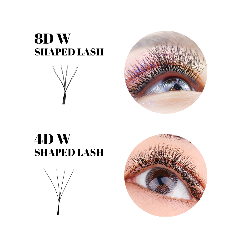 FADVAN W Shape Double Layer Ey - Eyelash Extension Fan avis et prix