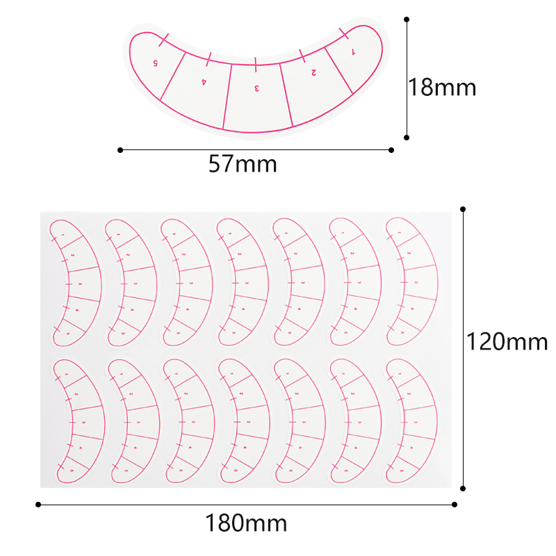 70 Pairs Eyelash Mapping Stick - Lash Mapping Sticker avis et prix