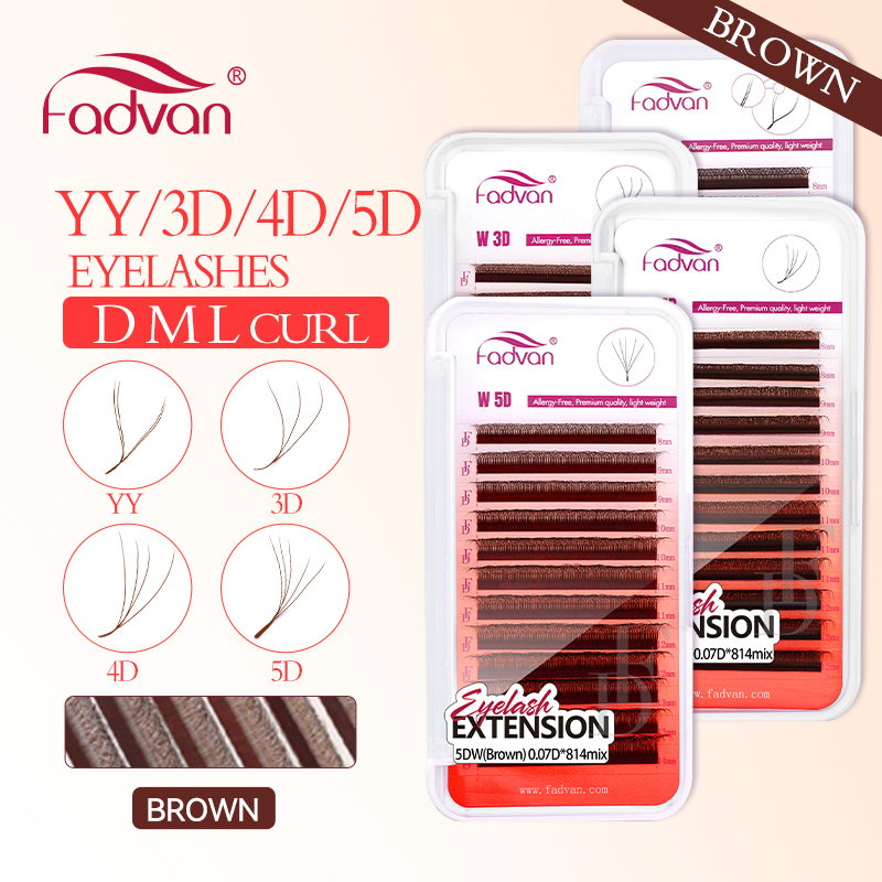 FADVAN Brown 4D/3D/5D lashes W - Faux Mink Lash avis et prix
