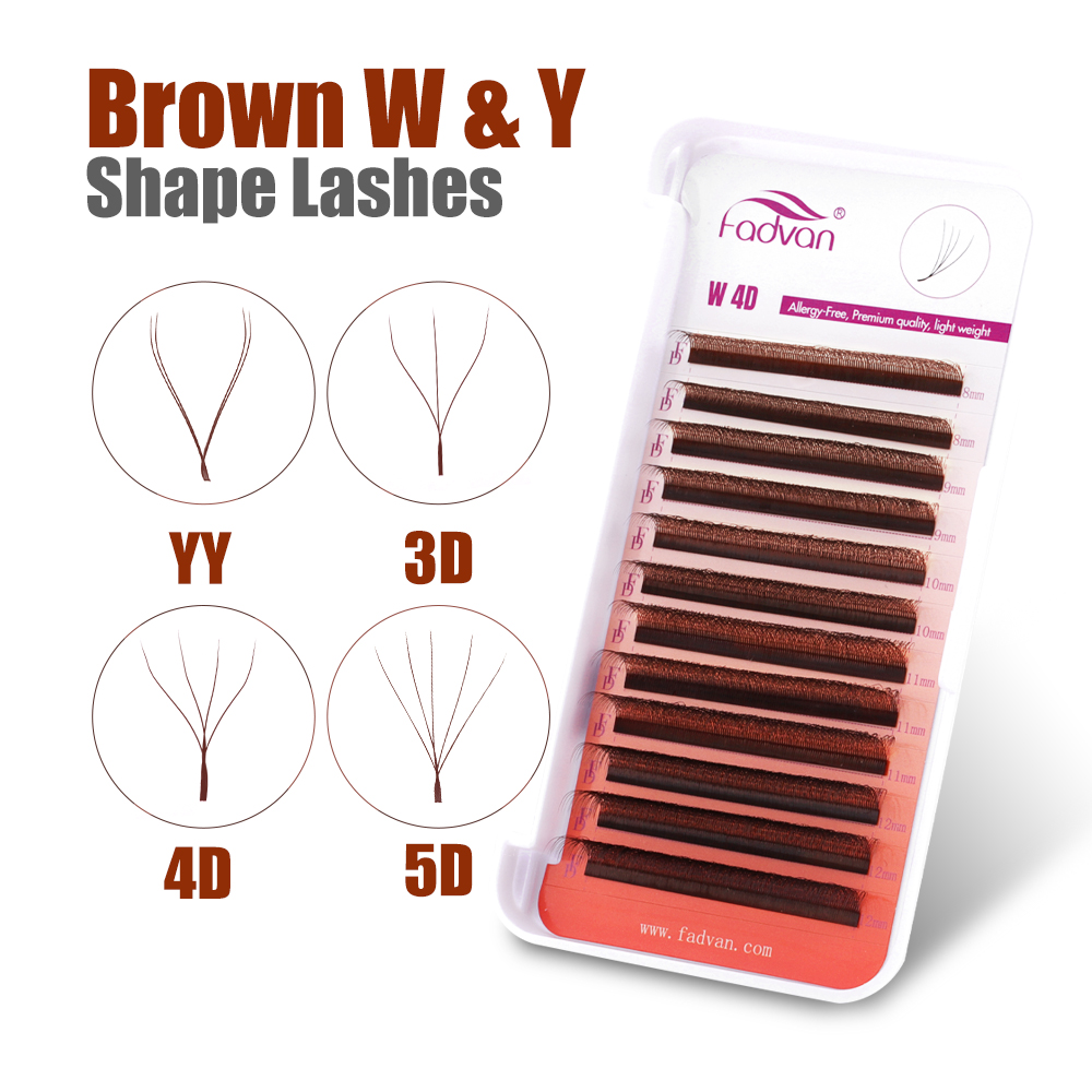 FADVAN Brown 4D/3D/5D lashes W - Faux Mink Lash avis et prix
