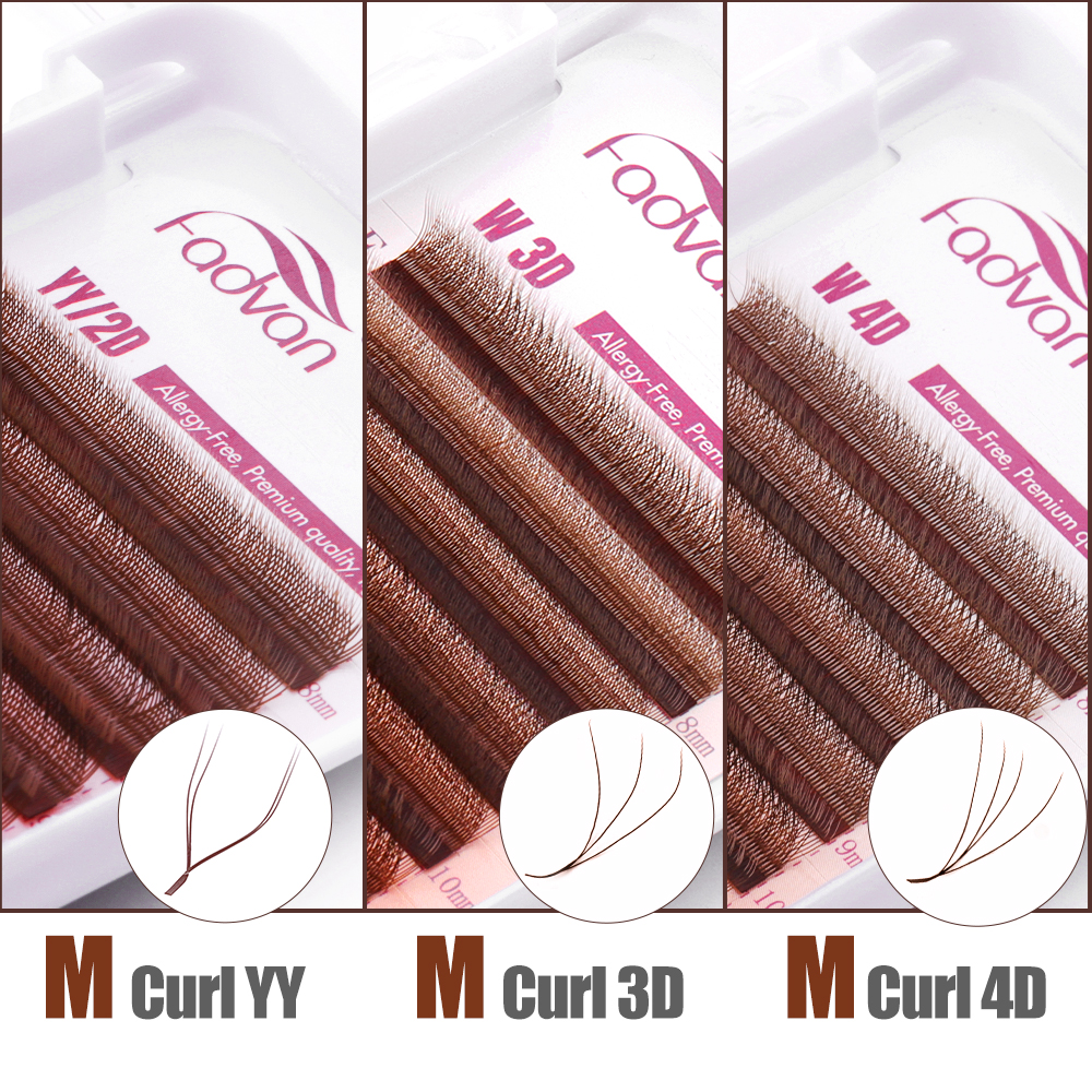 FADVAN Brown 4D/3D/5D lashes W - Faux Mink Lash avis et prix