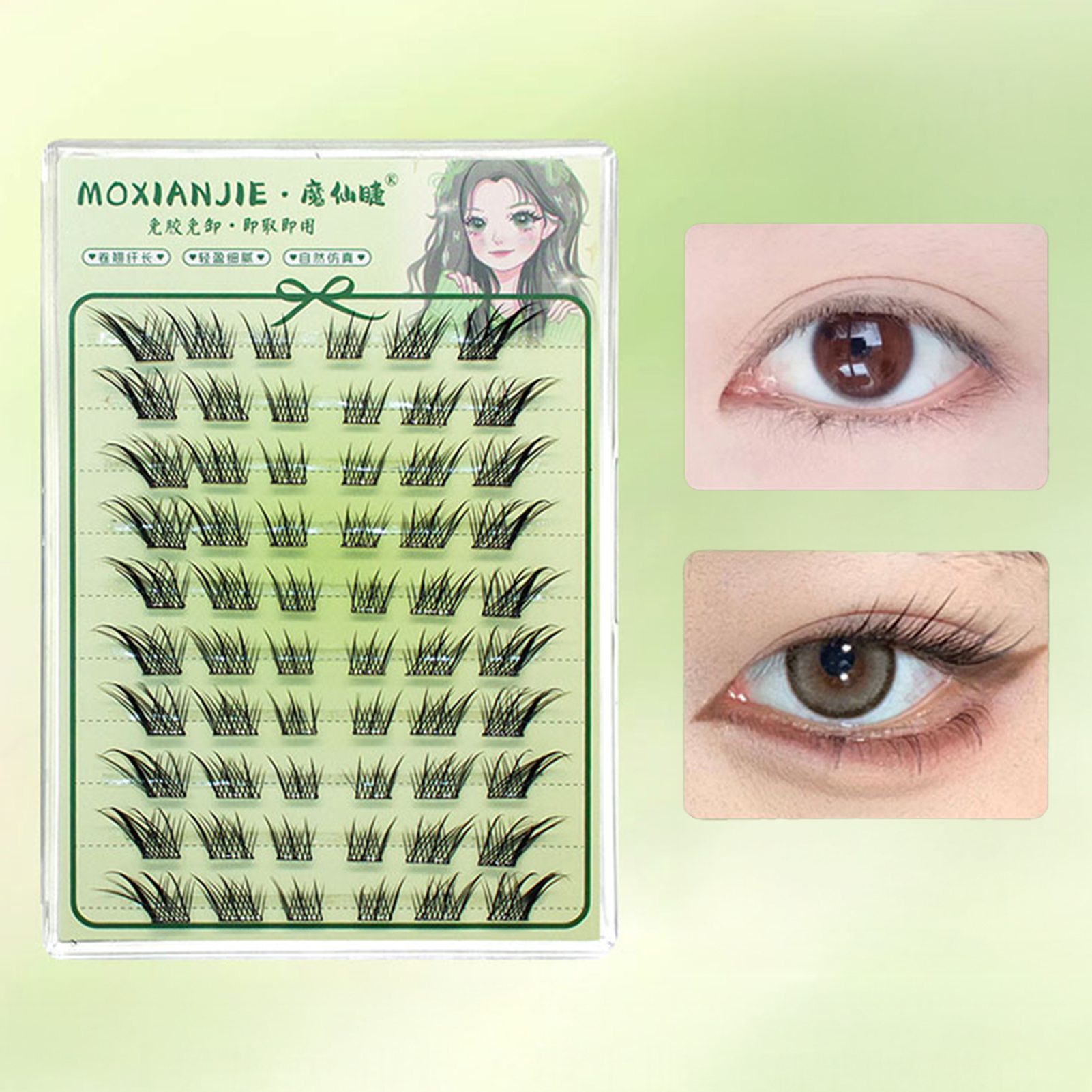 10 Rows Glue-free Chinese Foxe - Eyelash Extension In Chinese avis et prix