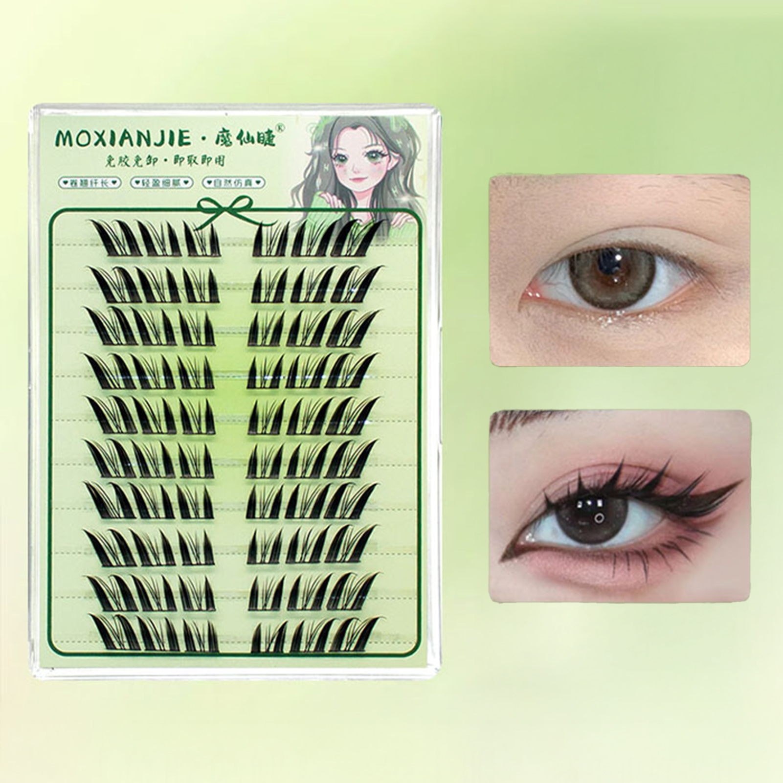 10 Rows Glue-free Chinese Foxe - Eyelash Extension In Chinese avis et prix
