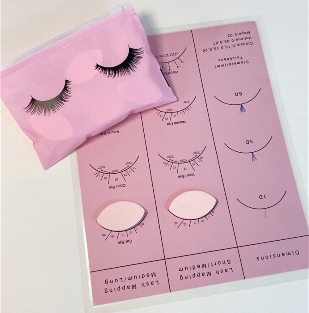 Beginner Lash Map Chart Wispy  - Lash Mapping Sticker avis et prix