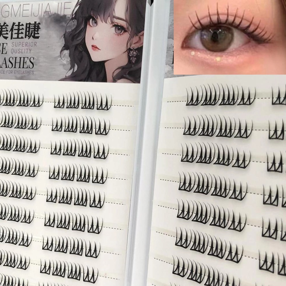 U Shape Glue-free False Eyelas - Eyelash Extension Korean Style avis et prix