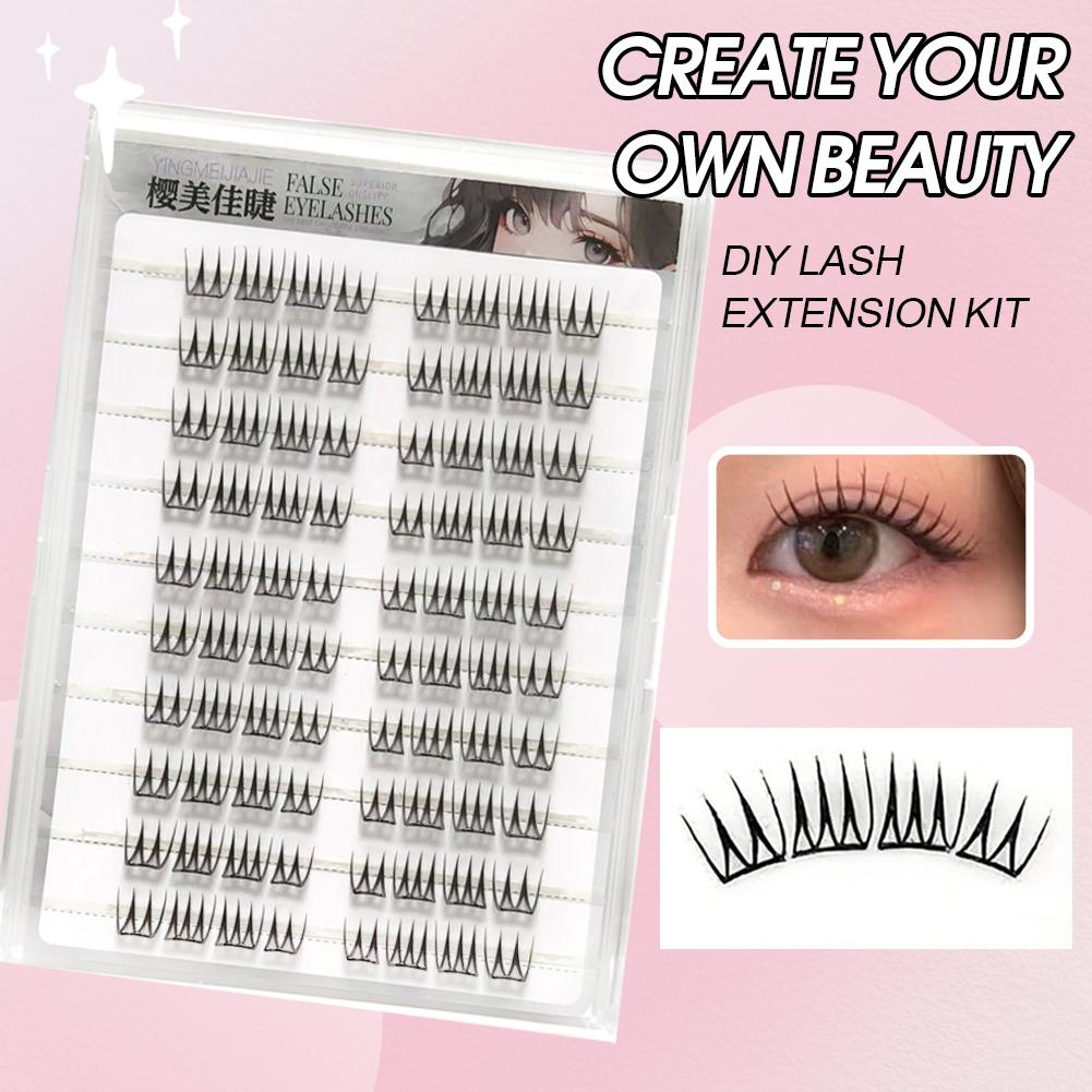 U Shape Glue-free False Eyelas - Eyelash Extension Korean Style avis et prix