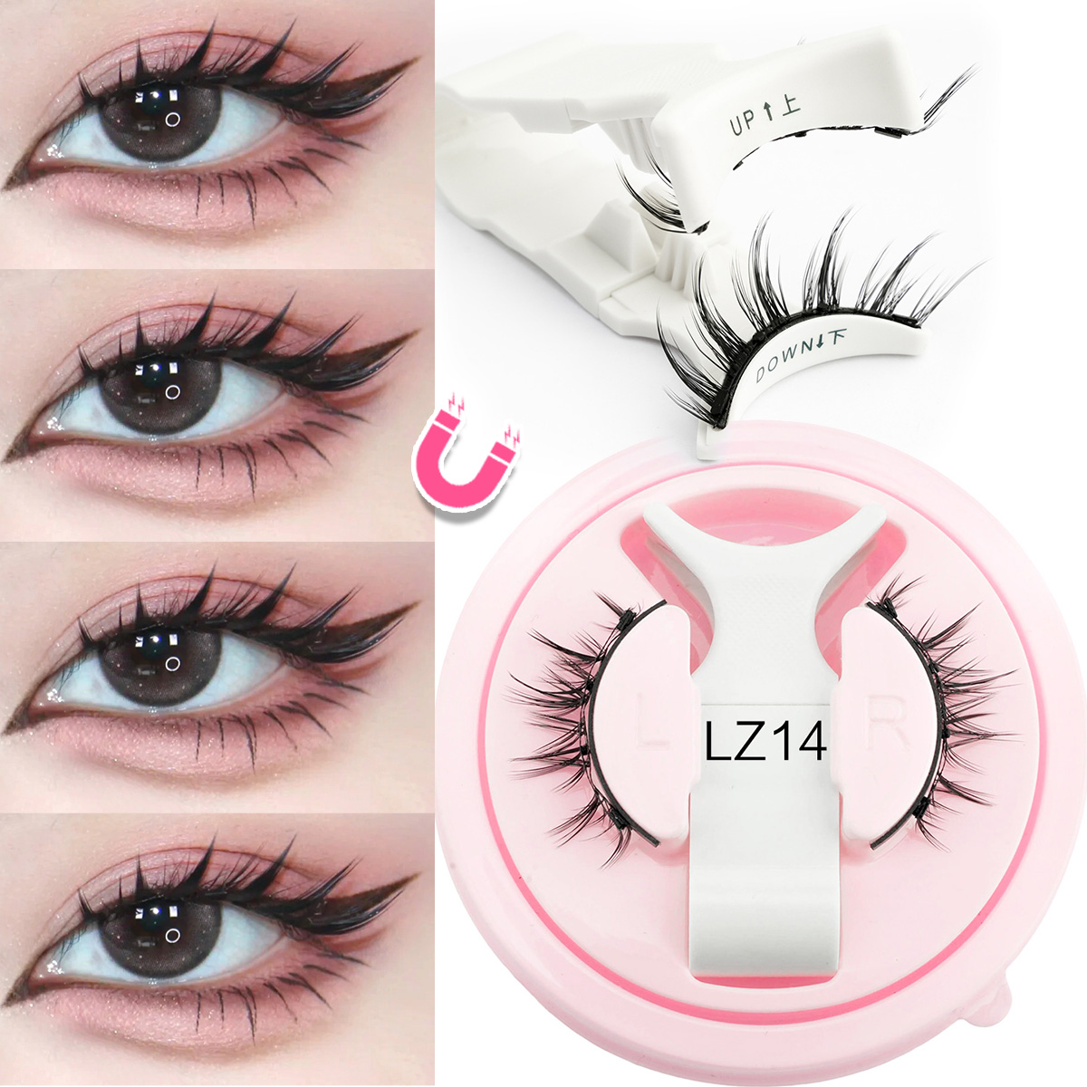 New 1 Pair Magnetic Eyelashes  - Faux Mink Lash avis et prix
