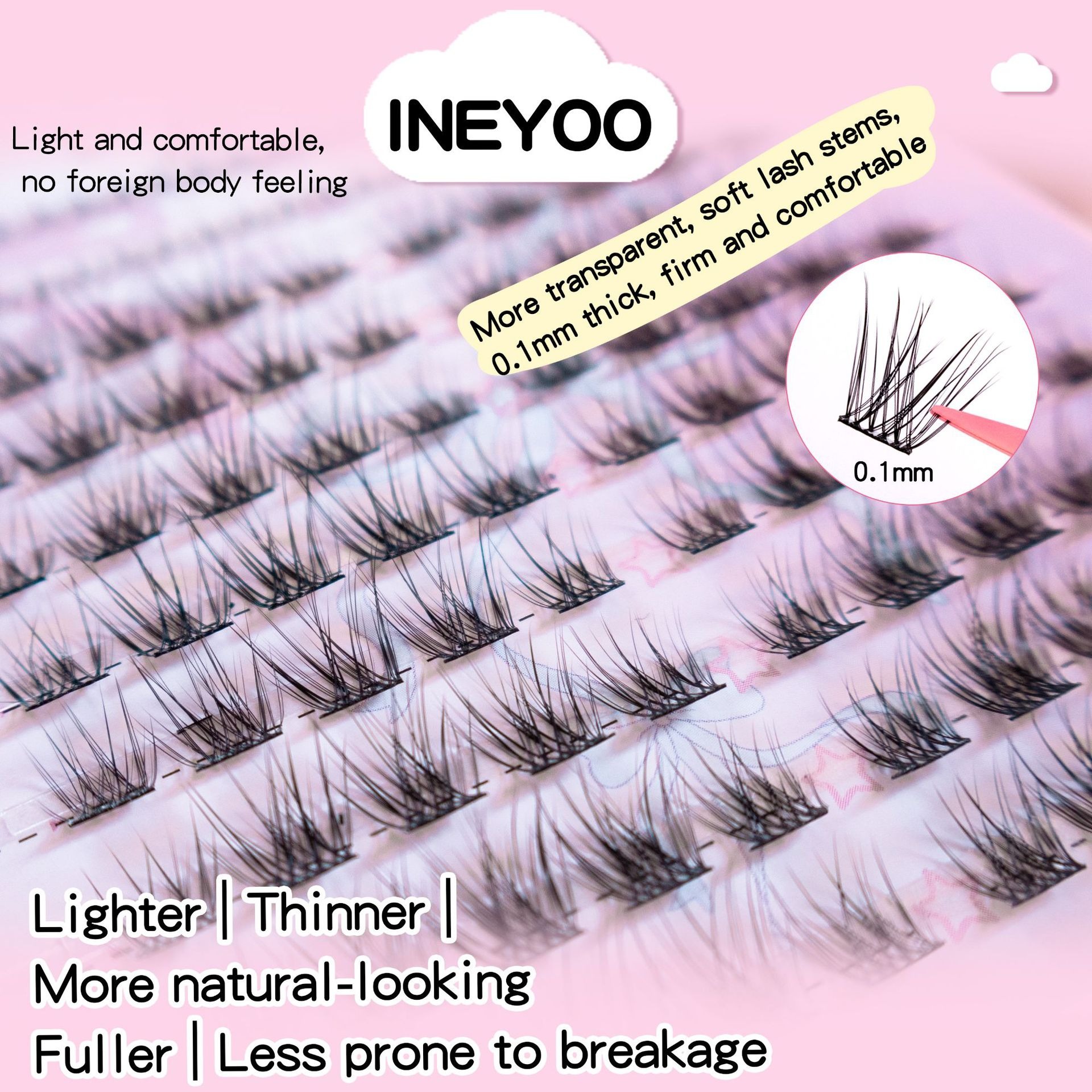 Long Slender False Eyelashes B - Eyelash Extension In Chinese avis et prix