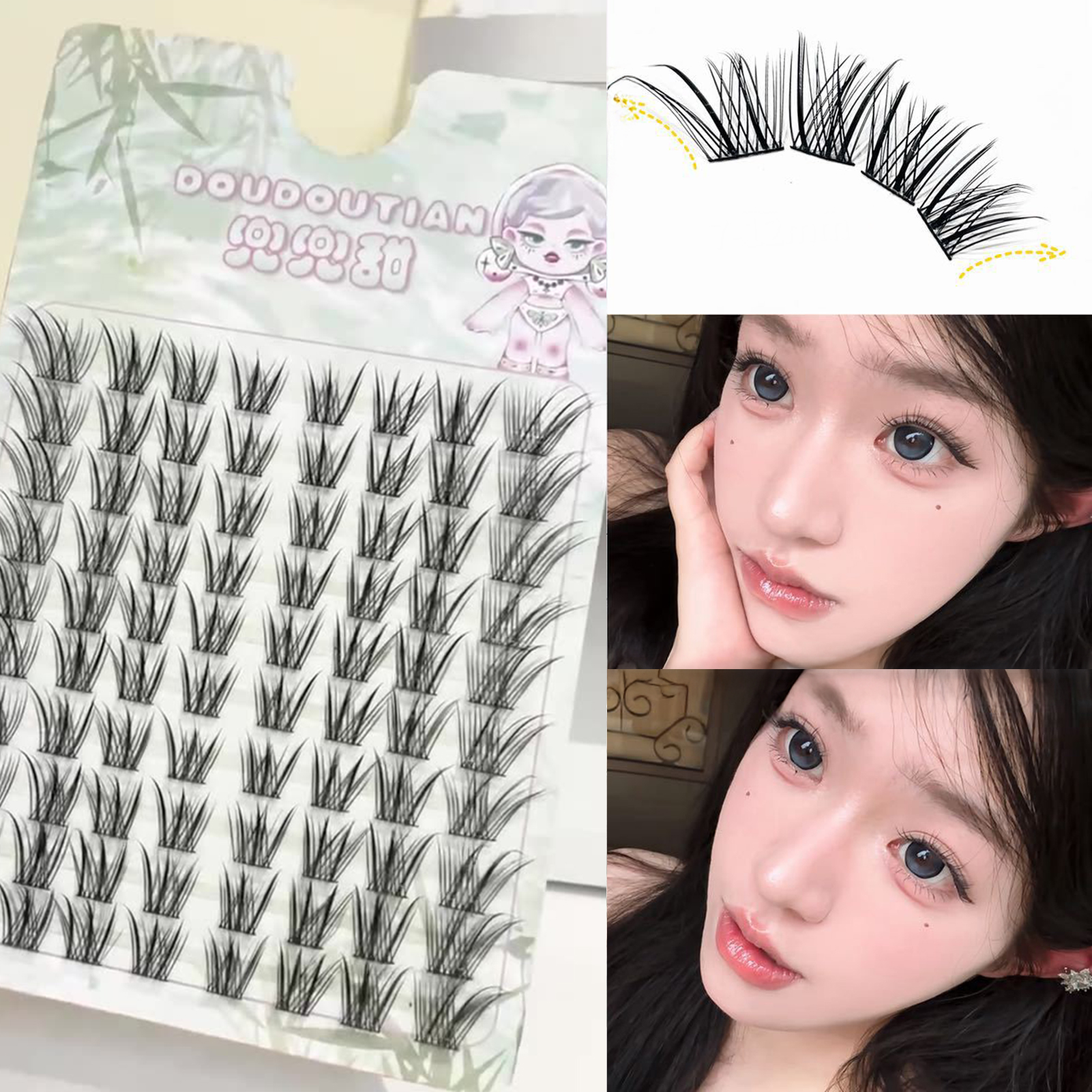 New Chinese Style Foxes Fluffy - Eyelash Extension In Chinese avis et prix