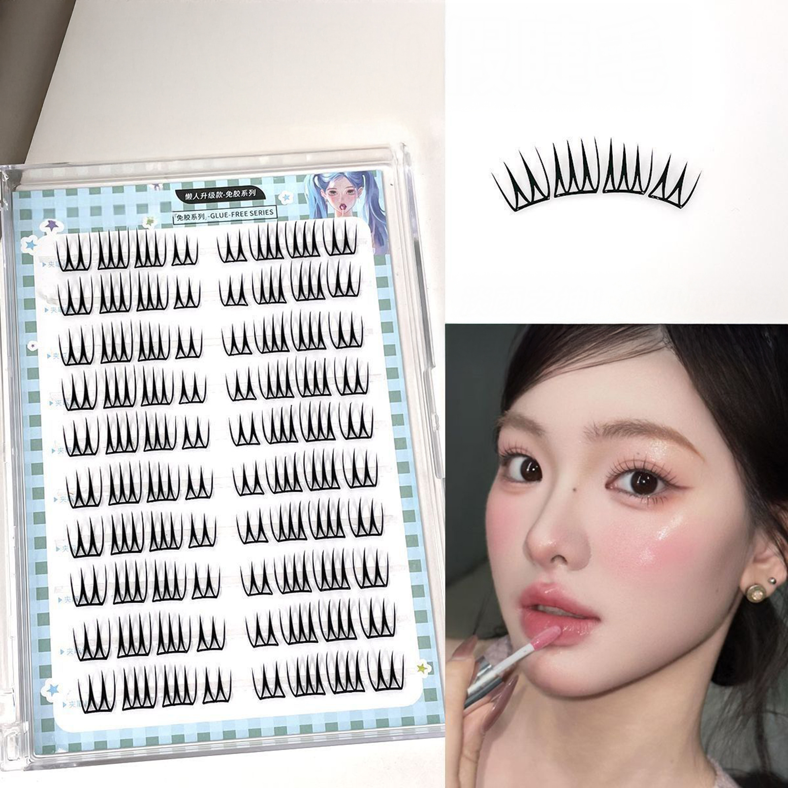 Self Adhensive False Eyelashes - Eyelash Extension Korean Style avis et prix